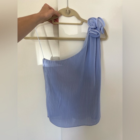 NWT Milly Pleated Blouse - Picture 1 of 4